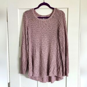 Lightweight 3x Lavender Sweater